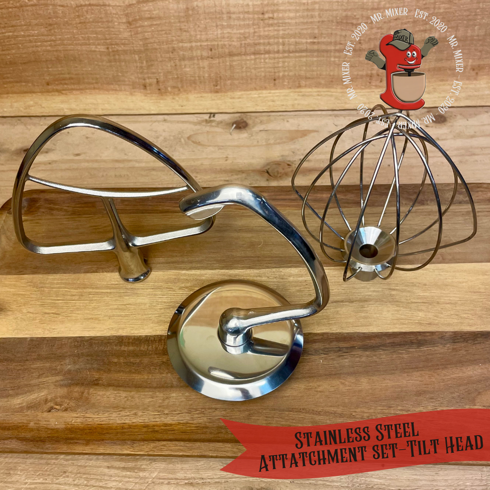 Stainless Steel Attachment Set for Tilt-Head — Mr. Mixer